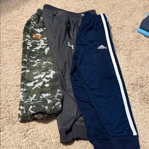 Adidas and Under Armour Jogger Pants Set